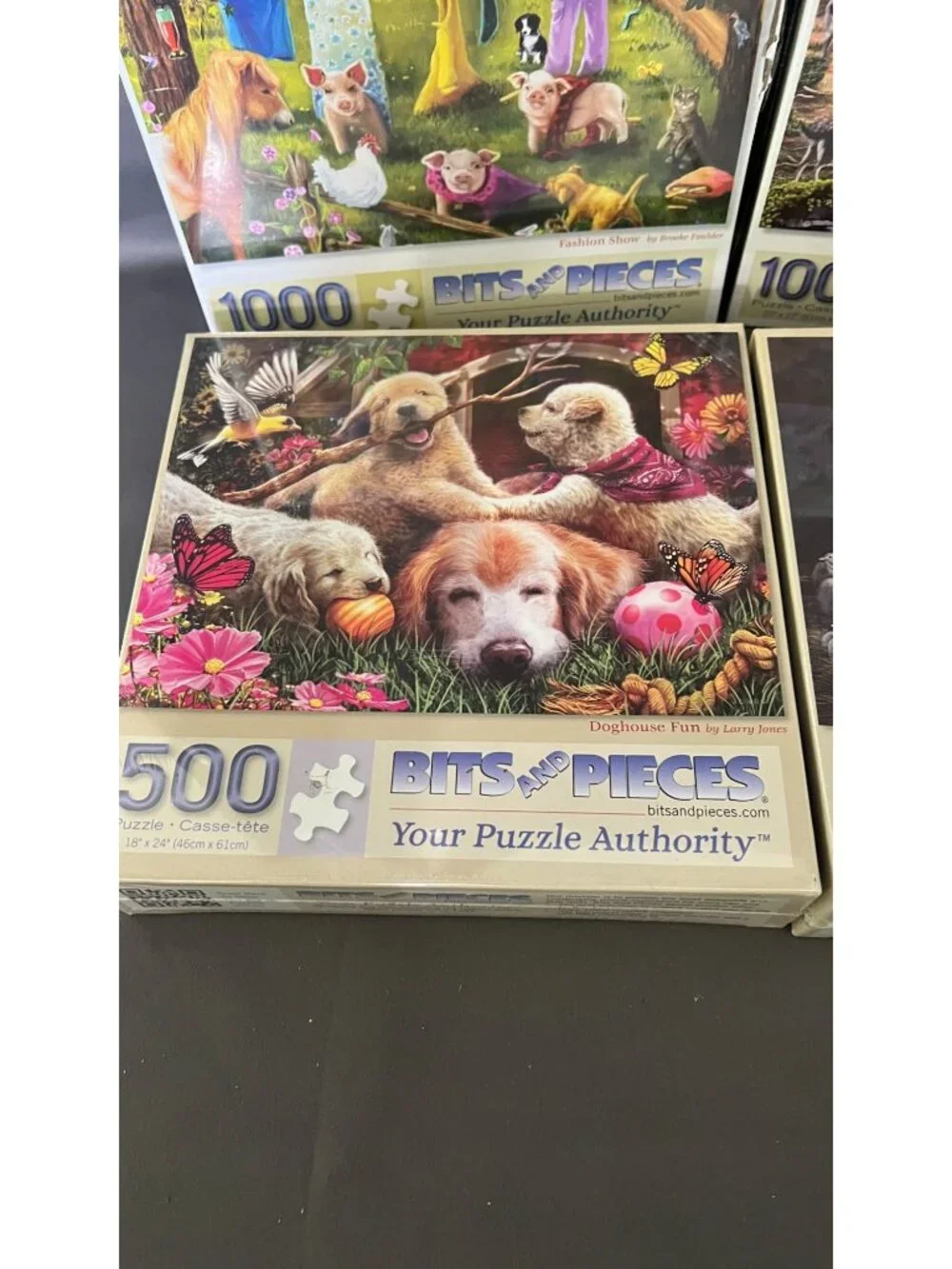 Bits And Pieces Assorted Jigsaw Puzzle Lot 4 Designs 500/1000 Pieces New - Picture 2 of 5